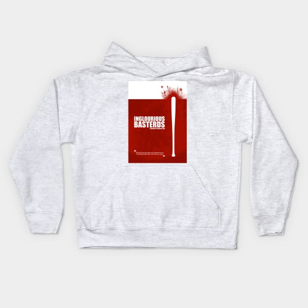 Inglourious Basterds - Minimal Movie Film Fanart - Tarantino Alternative Kids Hoodie by HDMI2K